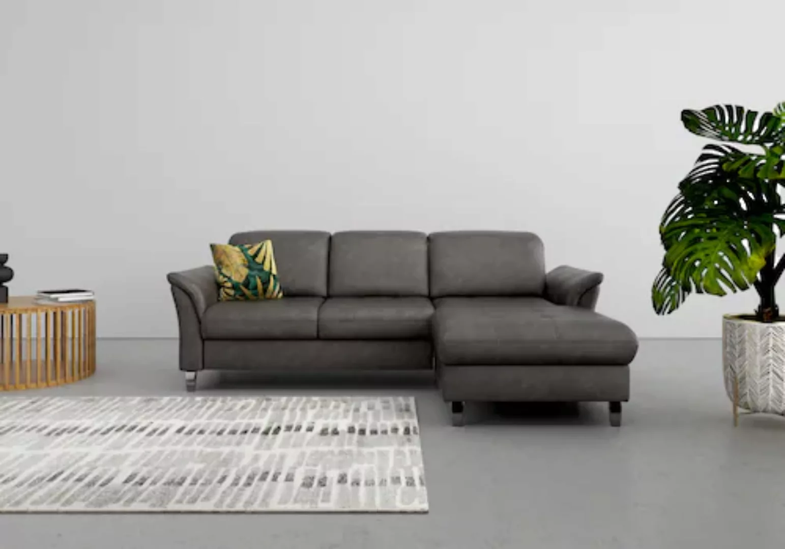 sit&more Ecksofa »Maggiore L-Form«, wahlweise mit Kopfteilverstellung, Bett günstig online kaufen
