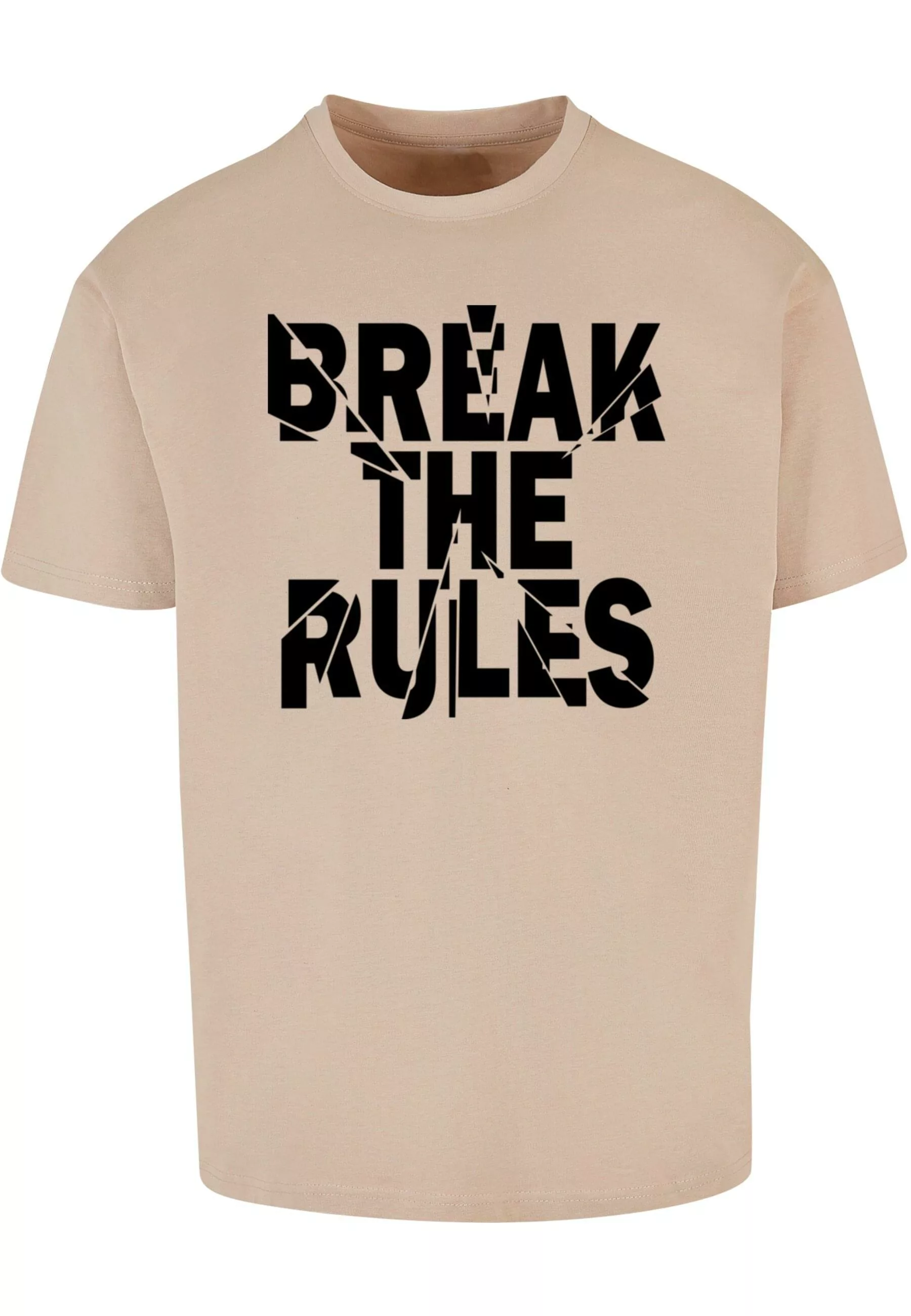 Merchcode T-Shirt "Merchcode Herren Break The Rules 2 Heavy Oversize Tee" günstig online kaufen