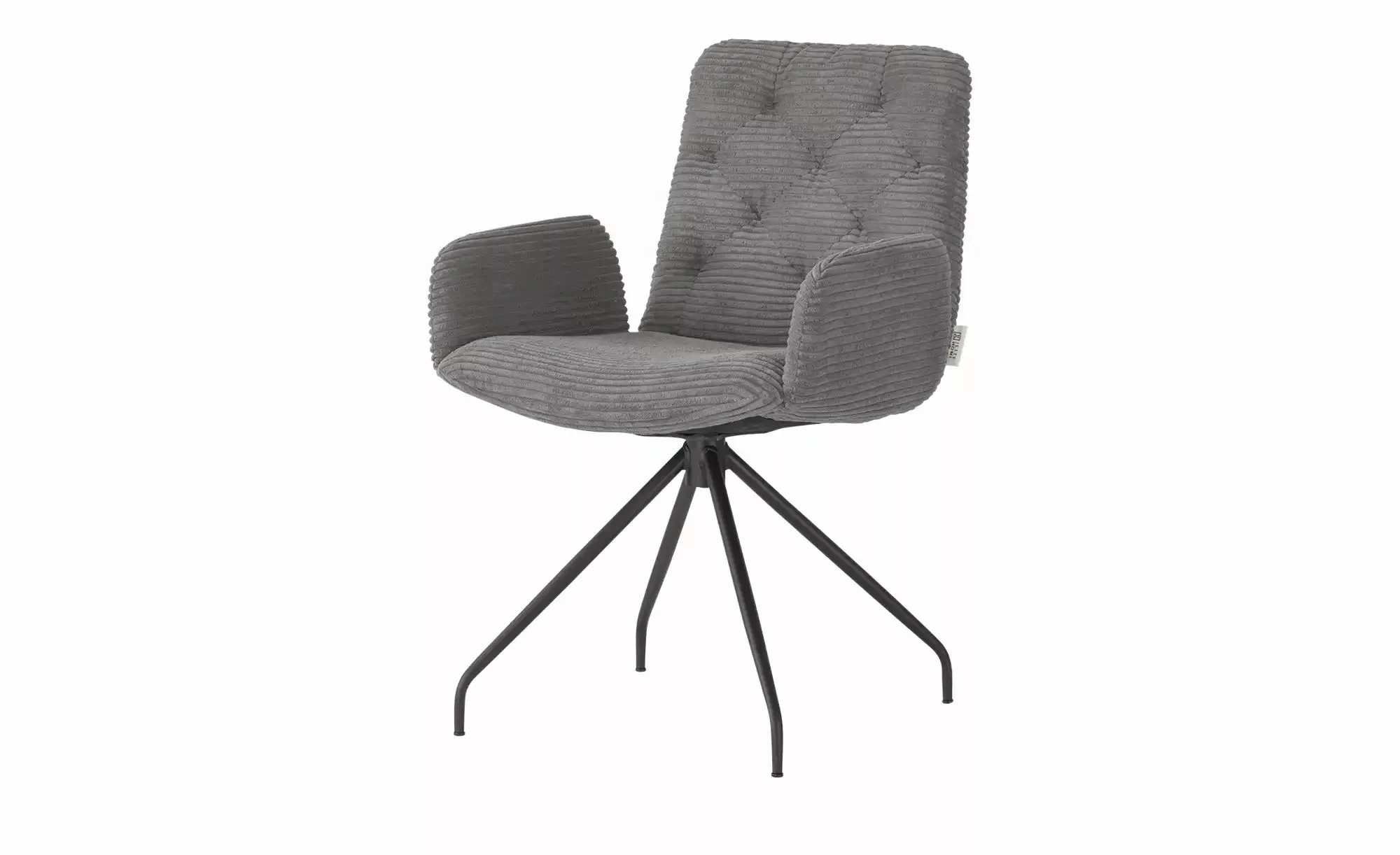 Jette Home Polsterstuhl  Salo ¦ grau ¦ Maße (cm): B: 59 H: 87 T: 66 Stühle günstig online kaufen