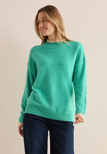 Cecil Strickpullover, mit Kontrastdetails günstig online kaufen