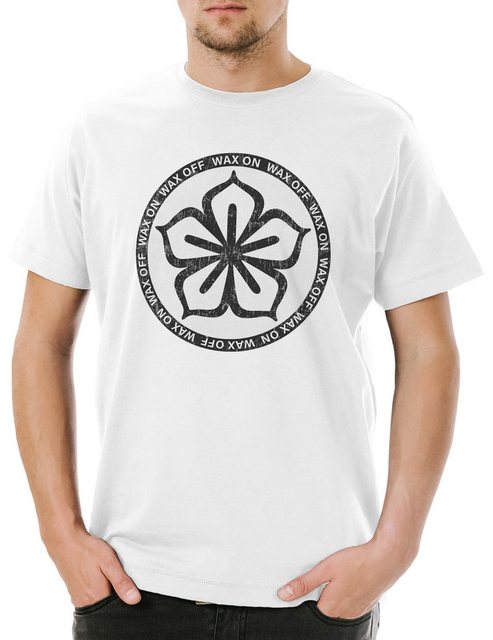 Urban Backwoods Print-Shirt Karate Lotus Logo Herren T-Shirt The Daniel Mr. günstig online kaufen