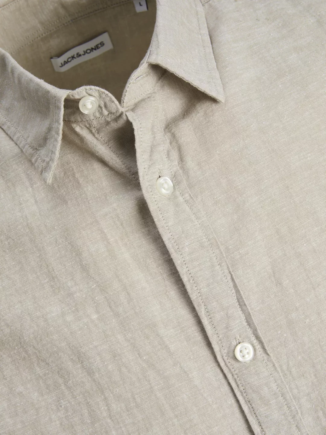 Jack & Jones Kurzarmhemd "JJELINEN BLEND SHIRT SS SN" günstig online kaufen