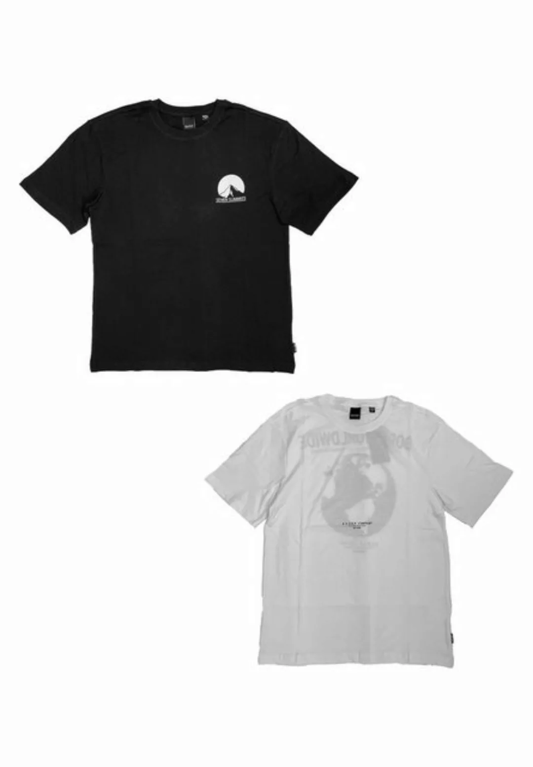 ONLY & SONS T-Shirt T-Shirt 2er-Set locker geschnitten Rundhals Kurzarm (2- günstig online kaufen