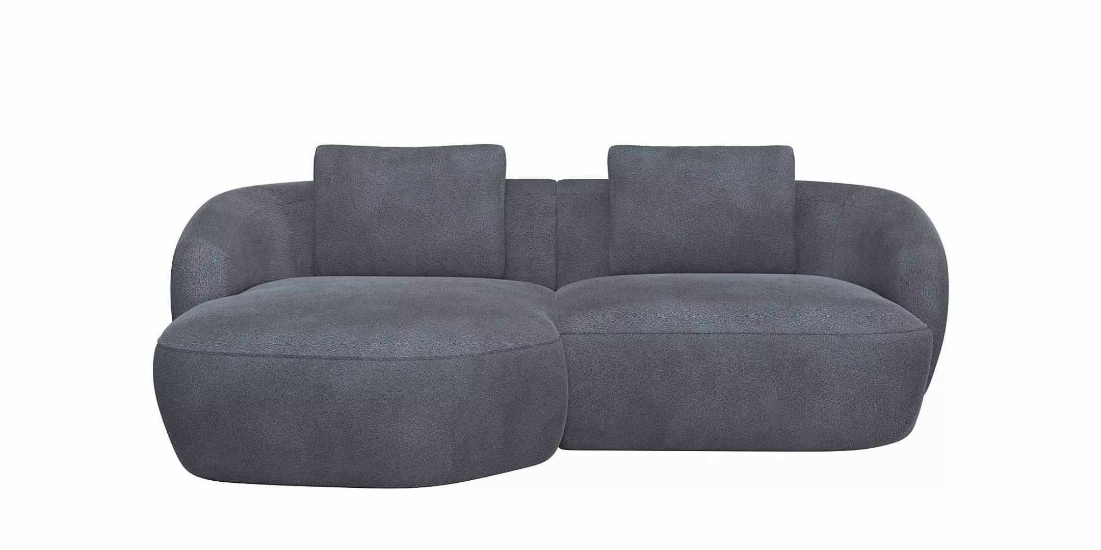 FLEXLUX Wohnlandschaft "Torino, rund, L-Form, Sofa-Ecke mit Recamiere, Long günstig online kaufen