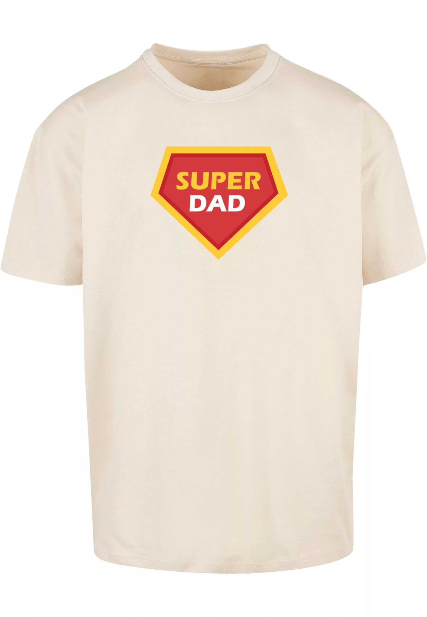 Merchcode T-Shirt Merchcode Herren Fathers Day - Super dad Heavy Oversize T günstig online kaufen