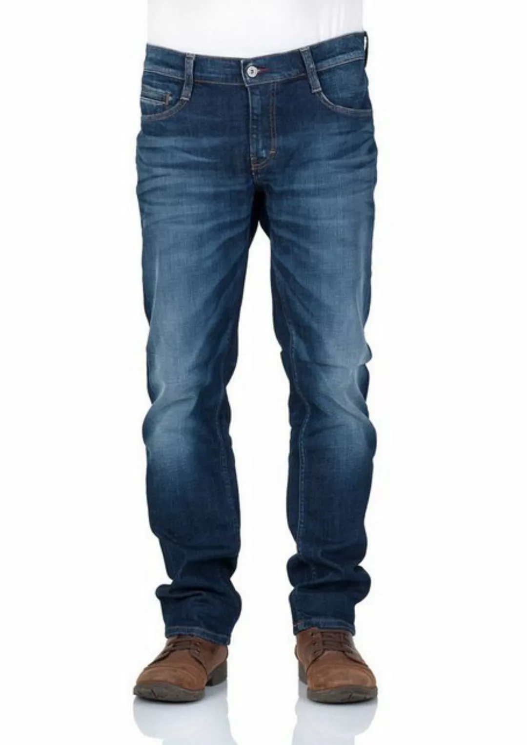 Mustang Herren Jeans Oregon Tapered - Blau - Dark Rinse Used günstig online kaufen