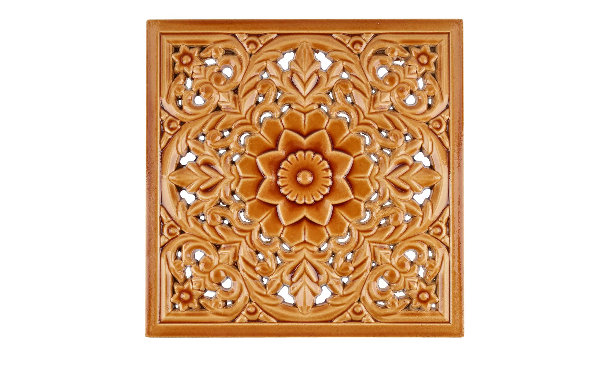 Wanddekopanel - orange - MDF - 20 cm - 20 cm - Dekoration > Dekoartikel - M günstig online kaufen