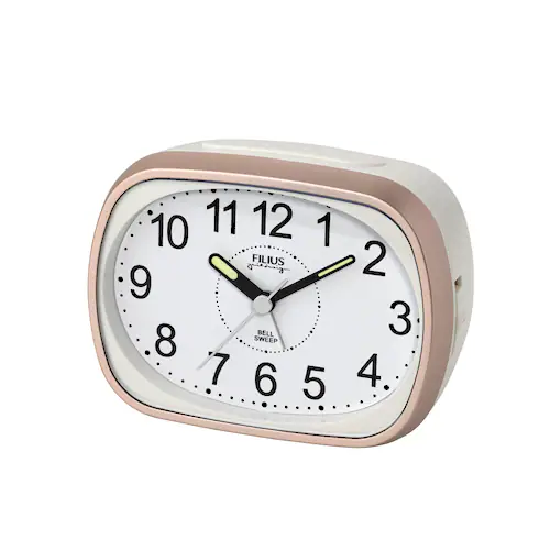 FILIUS zeitdesign Quarzwecker, Schlafzimmer, Leuchtzeiger, schleichende Sek günstig online kaufen