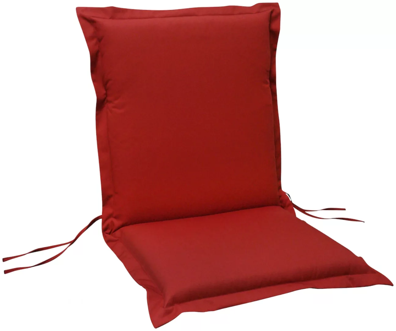 indoba® 2 x Sitzauflage Niederlehner Premium  95°C vollwaschbar Rot 100x50 günstig online kaufen