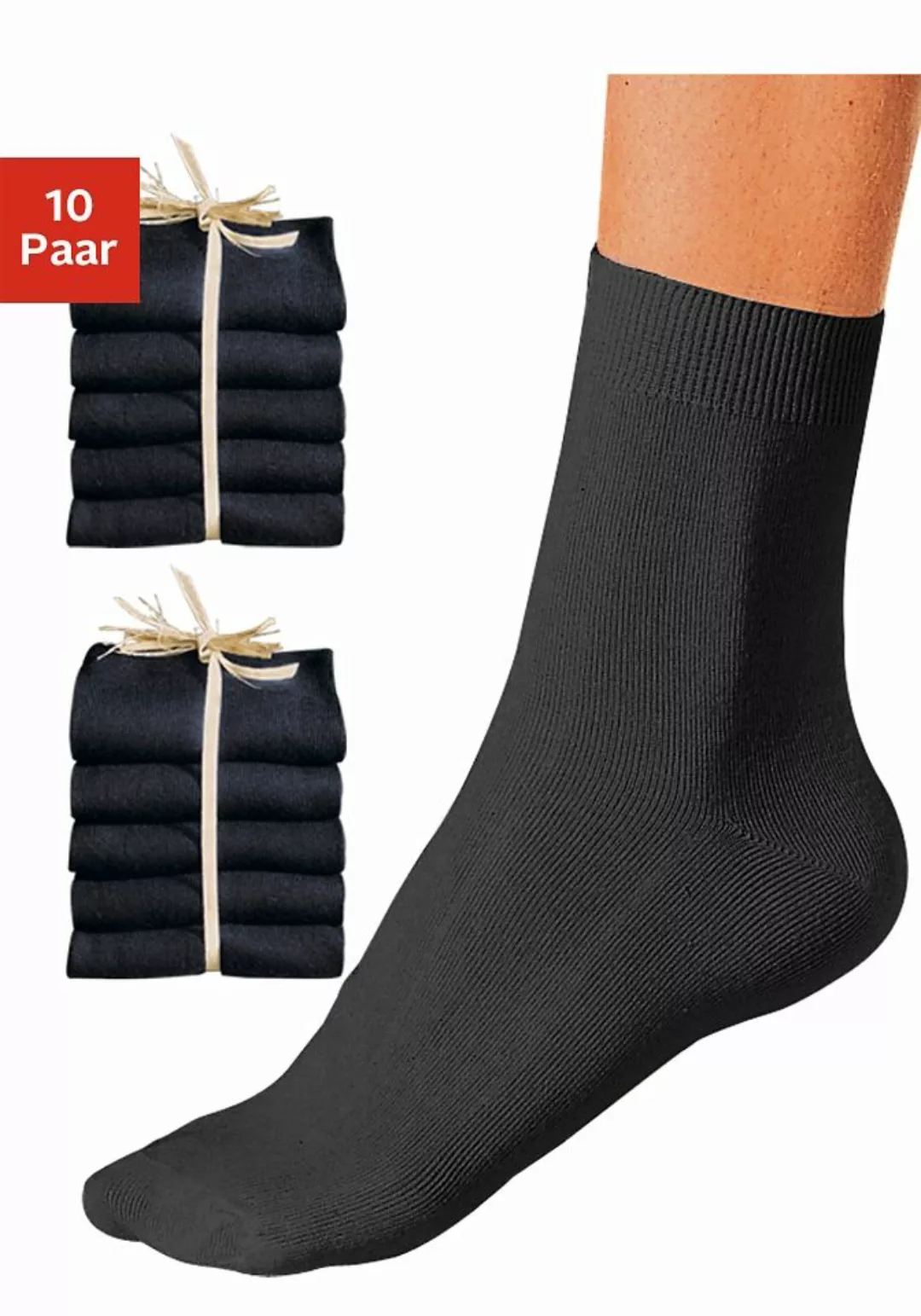 Go in Basicsocken, (Set, 10 Paar), unifarben günstig online kaufen