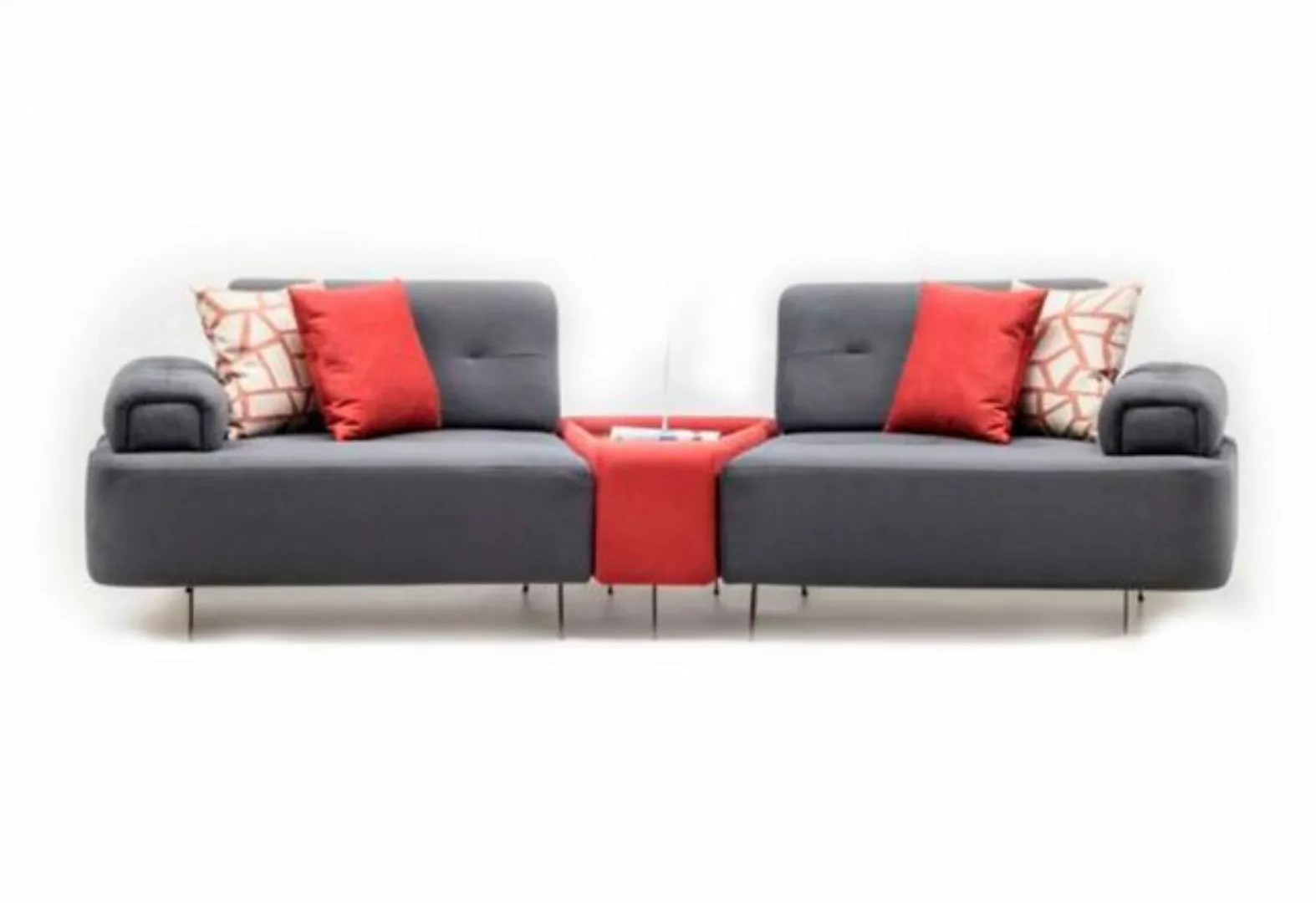 JVmoebel Sofa Luxus Couch Stoffsofa Sofa 2 Sitzer Zweisitzer Polstersofa Ti günstig online kaufen