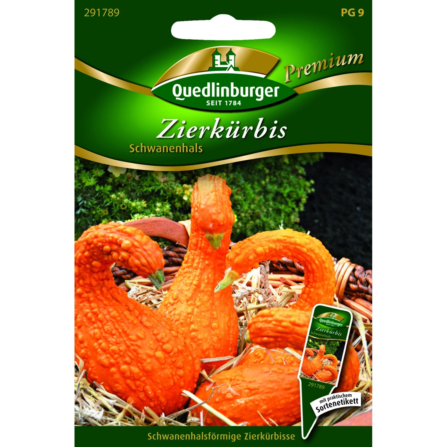 Quedlinburger Zierkürbis ''Schwanenhals'' günstig online kaufen