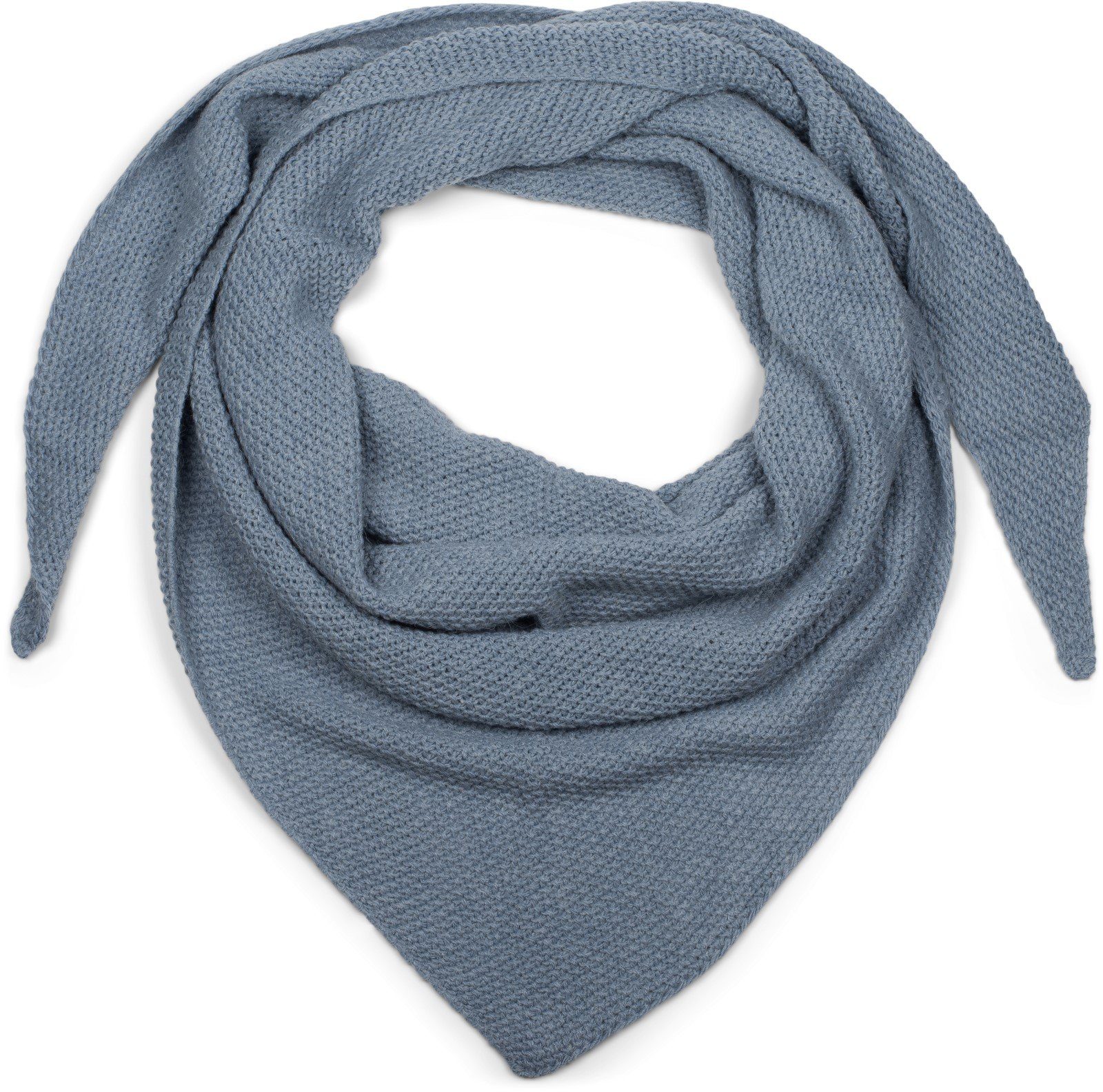 styleBREAKER Dreieckstuch Strick Dreiecktuch Einfarbig, (1-St) günstig online kaufen