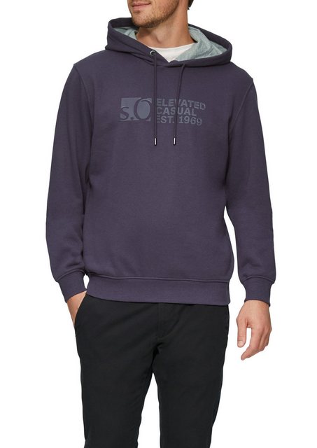 s.Oliver Kapuzensweatshirt, mit Front-Print günstig online kaufen