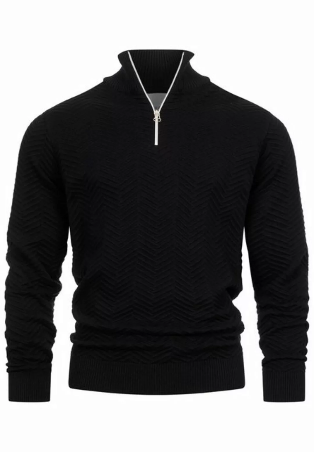 Kronstadt Strickpullover KSCarlo Half-Zip günstig online kaufen