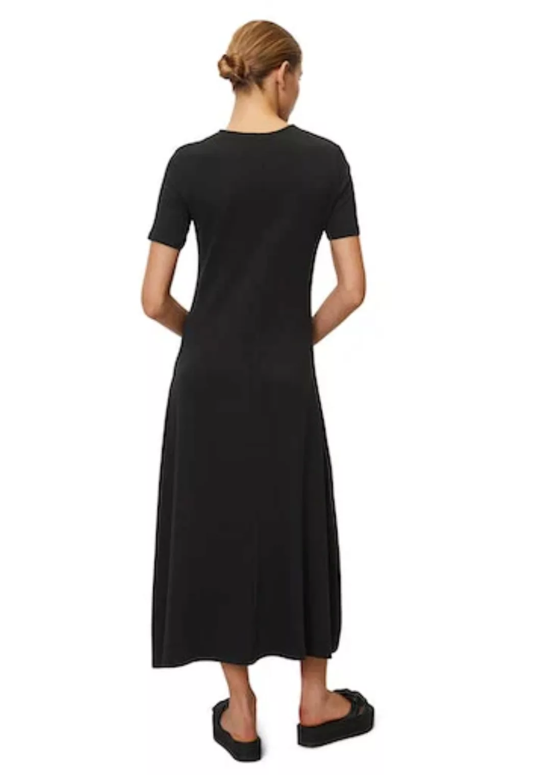 Marc O'Polo Jerseykleid Jersey dress, short sleeve, round neck in Midi-Läng günstig online kaufen