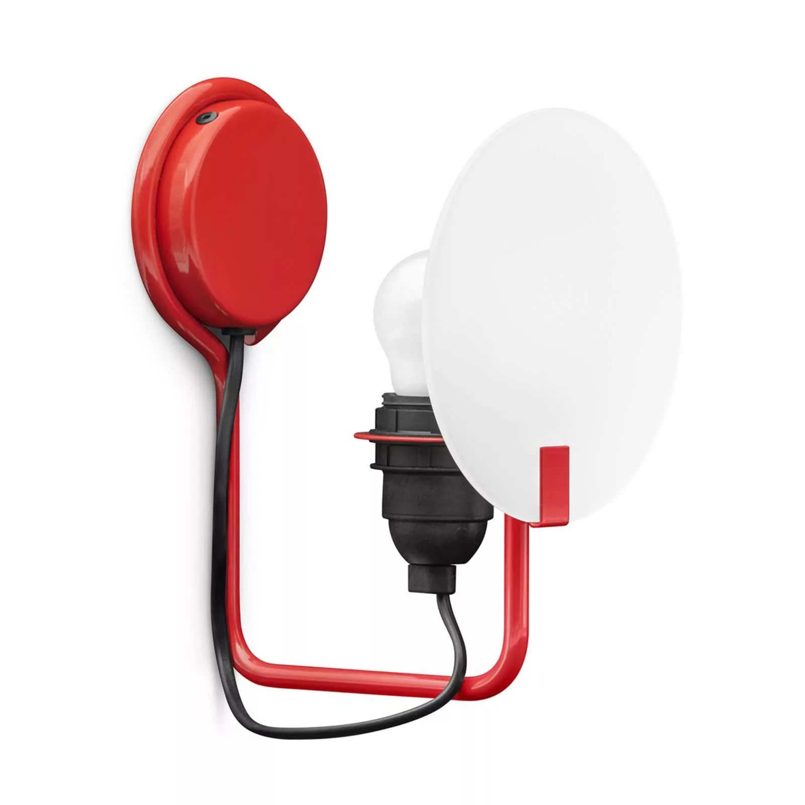 Stilnovo Bugia LED-Wandleuchte, einflammig rot günstig online kaufen