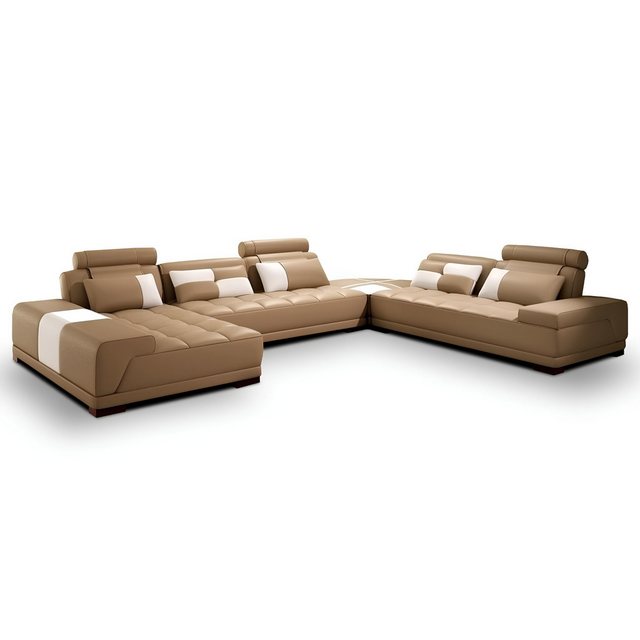 Xlmoebel Ecksofa XXL Ecksofa Wohnlandschaft FloriaC - Neue Polstermöbel-Sit günstig online kaufen