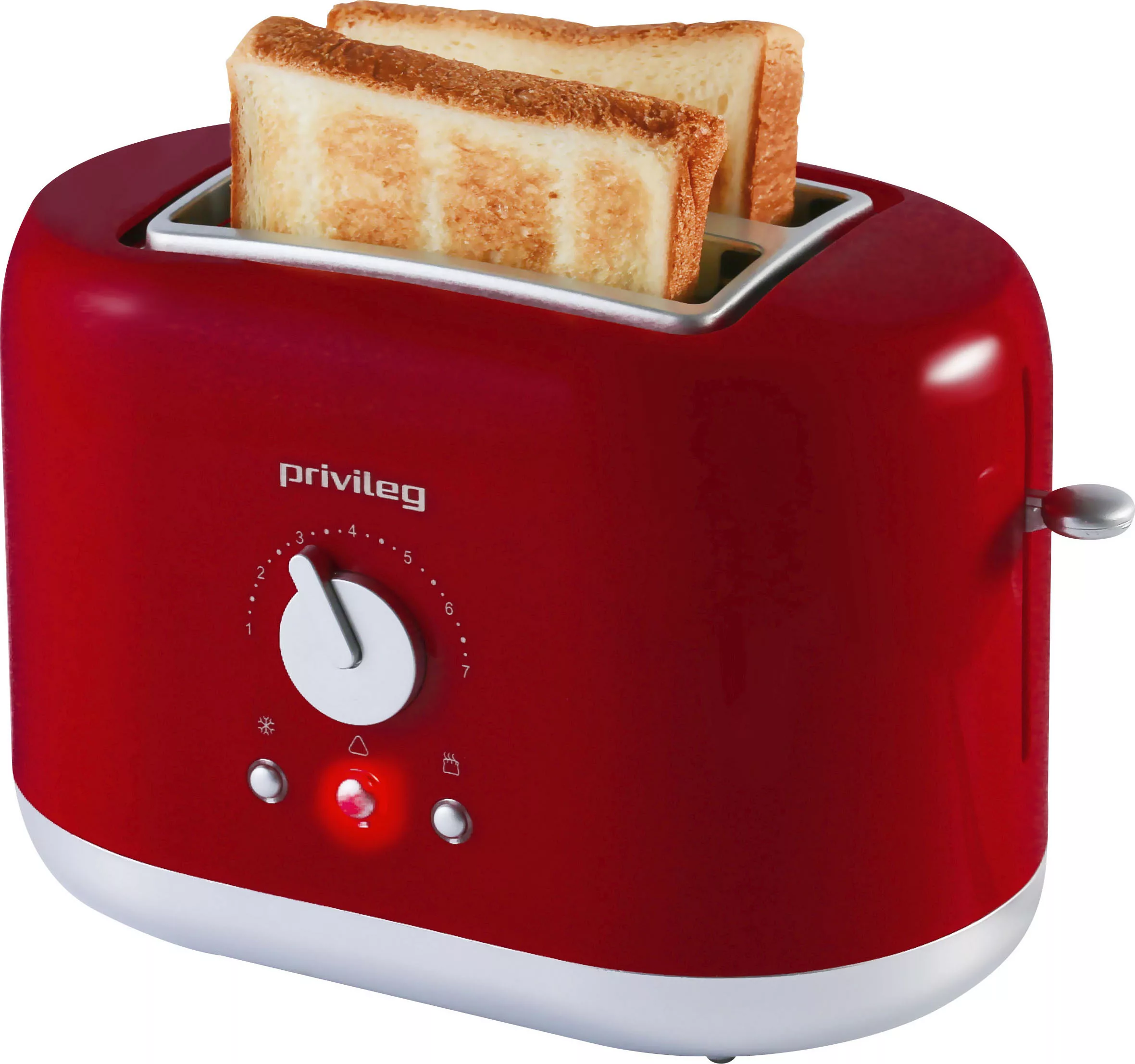 Privileg Toaster »PT2870RPH«, 2 kurze Schlitze, 870 W günstig online kaufen