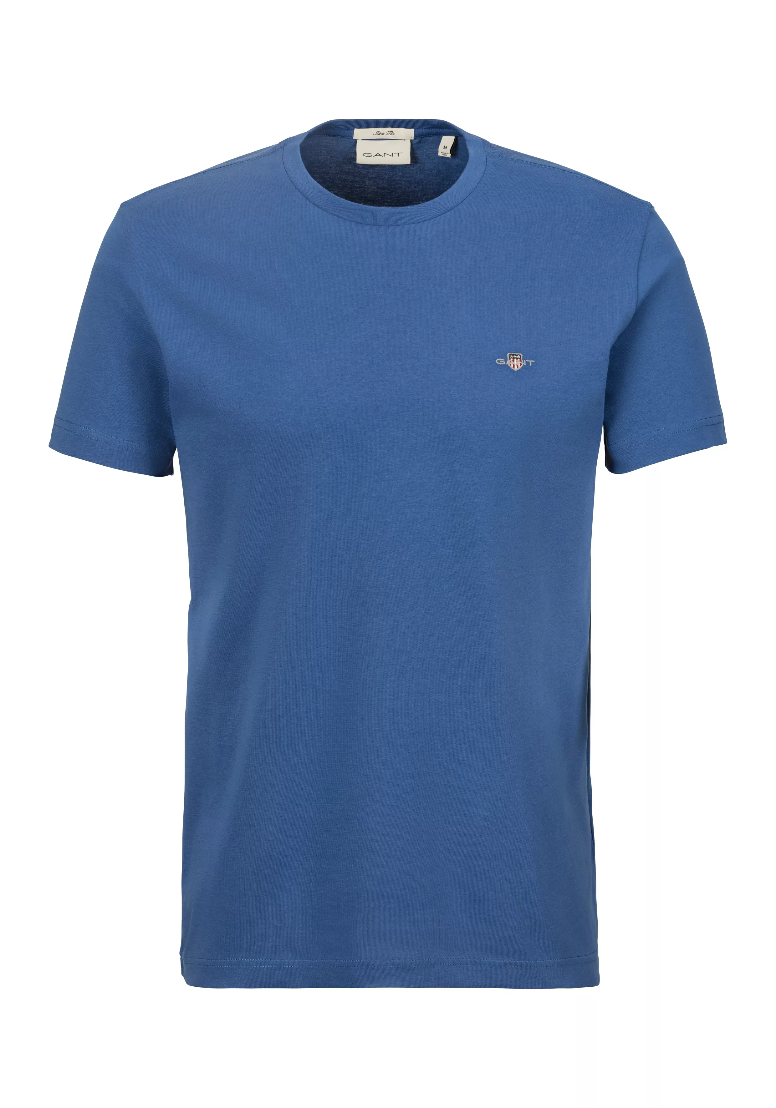 Gant T-Shirt "SLIM SHIELD SS T-SHIRT", mit Logostickerei auf der Brust günstig online kaufen