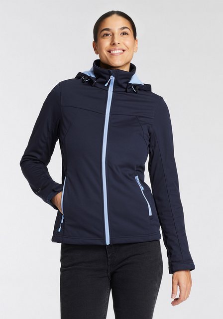 Icepeak Softshelljacke "D SOFTSHELLJACKE BOISE", (1 St.), mit Kapuze, Wasse günstig online kaufen