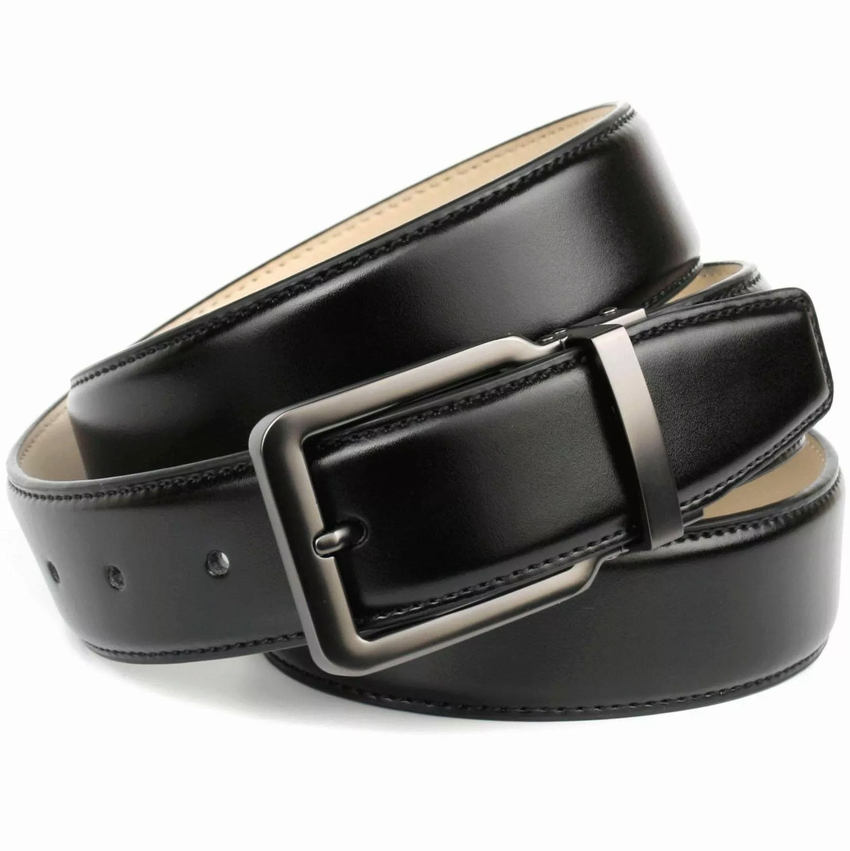 Anthoni Crown Ledergürtel Business-Ledergürtel günstig online kaufen