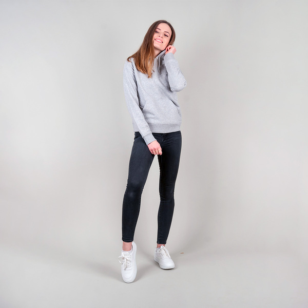 Damen Pullover/hoodie Aus Bio-baumwolle Cityfox - Grau günstig online kaufen