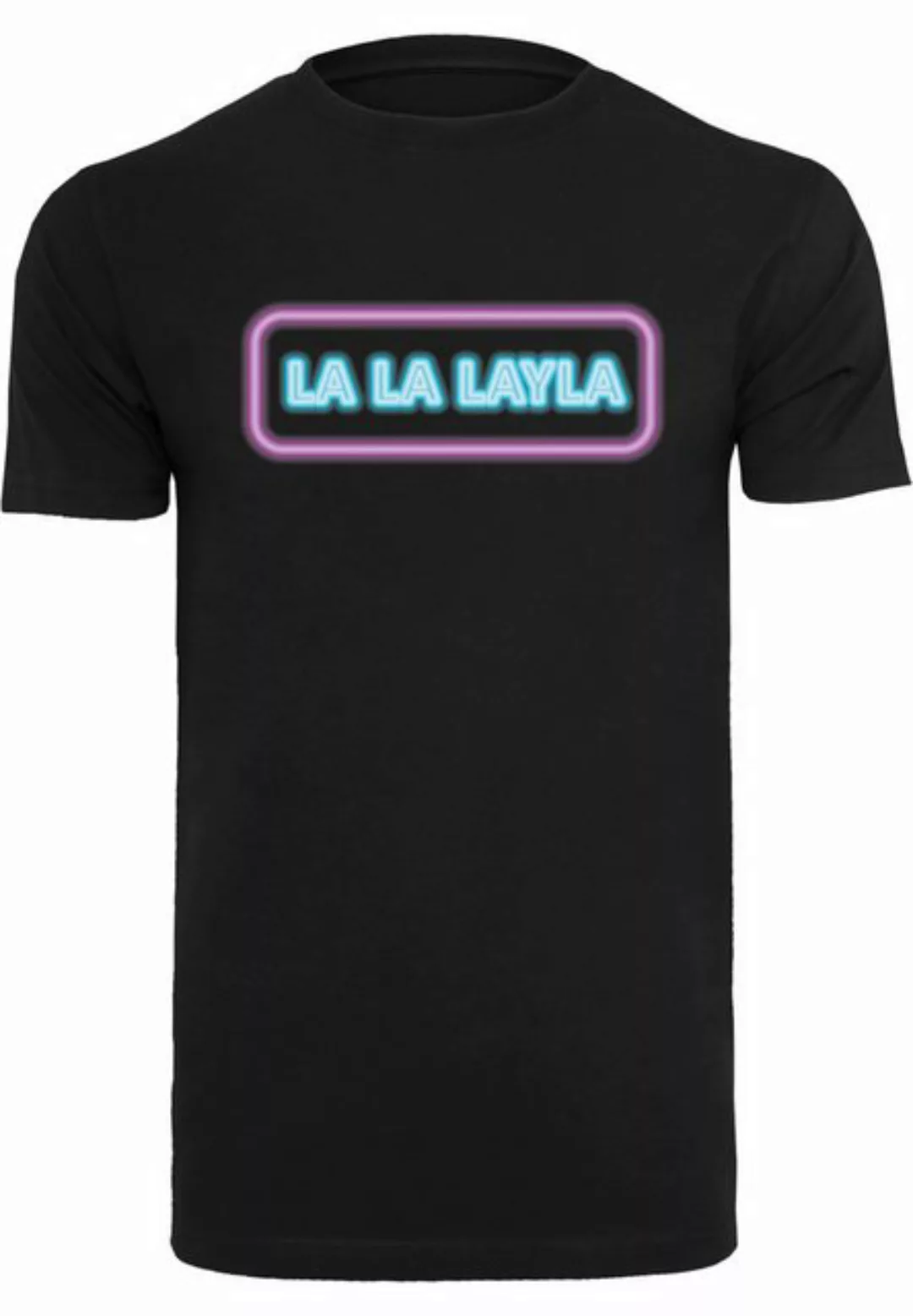 Merchcode T-Shirt Merchcode Herren LA LA LAYLA T-Shirt (1-tlg) günstig online kaufen