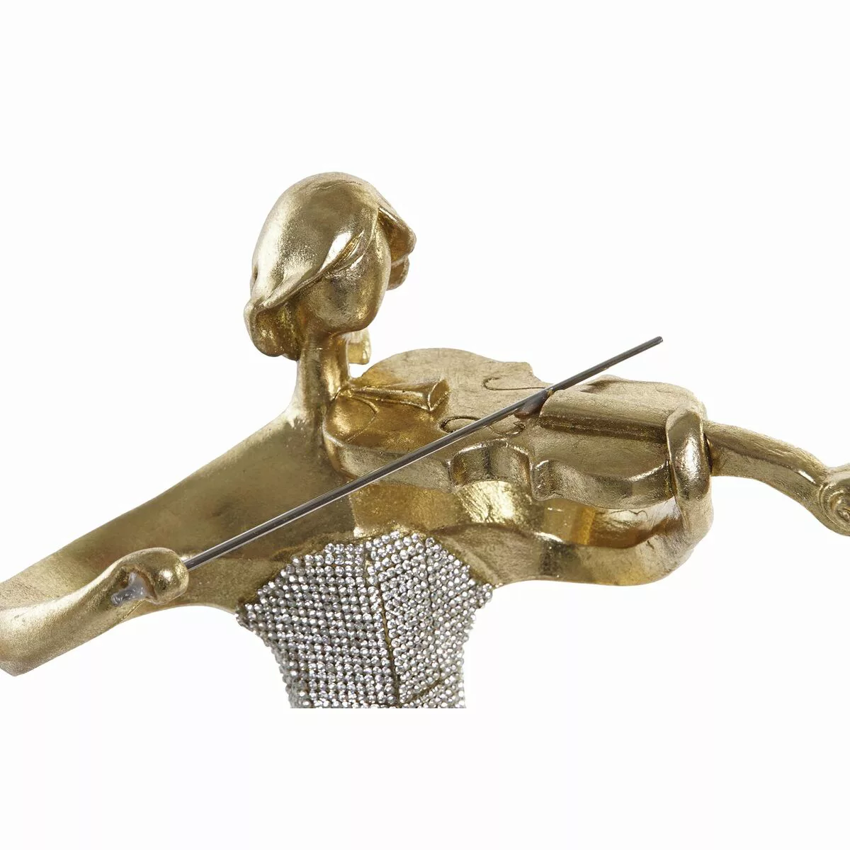 Deko-figur Dkd Home Decor Musik Ballerina Golden Harz (20 X 12 X 41,5 Cm) ( günstig online kaufen