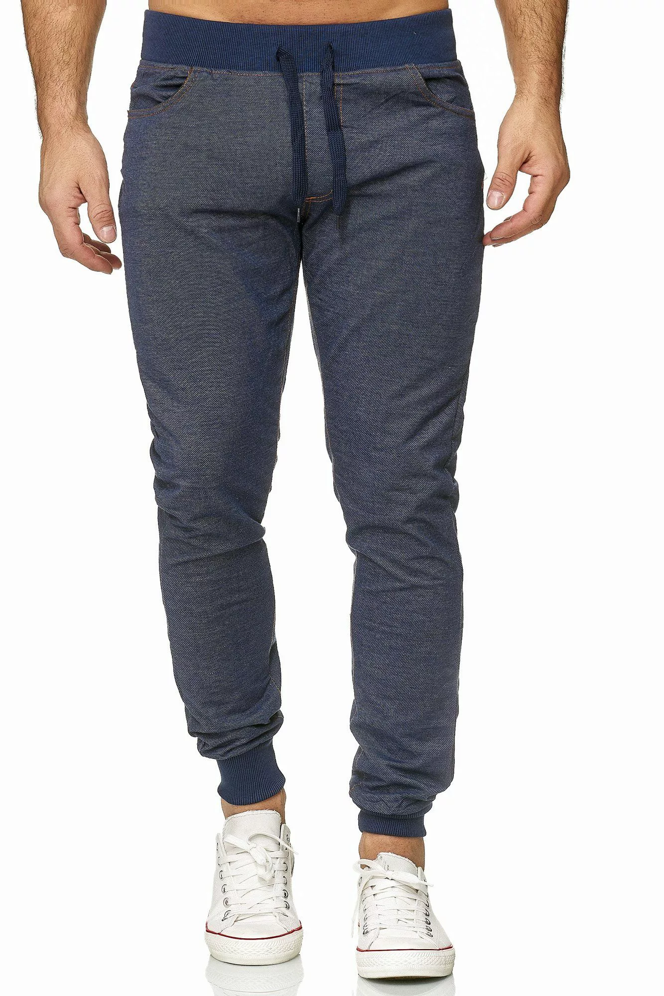 Egomaxx Jogginghose Jeans Optik Stretch Sporthose günstig online kaufen