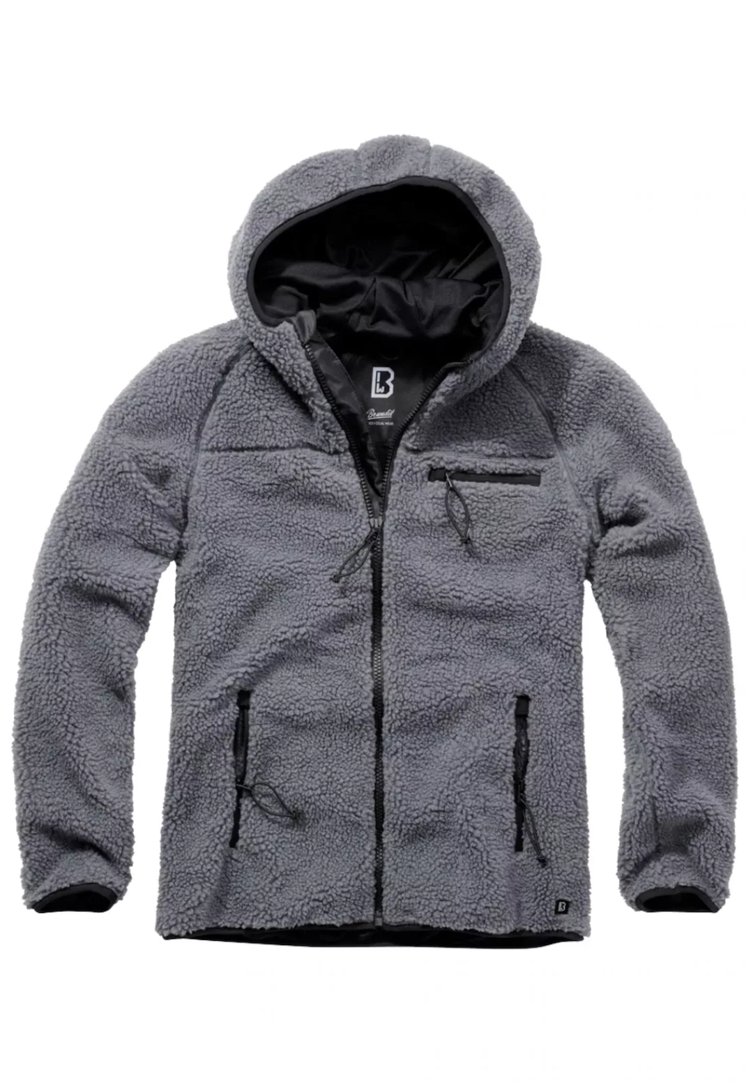 Brandit Outdoorjacke Brandit Teddyfleece Worker Jacke mit Kapuze günstig online kaufen