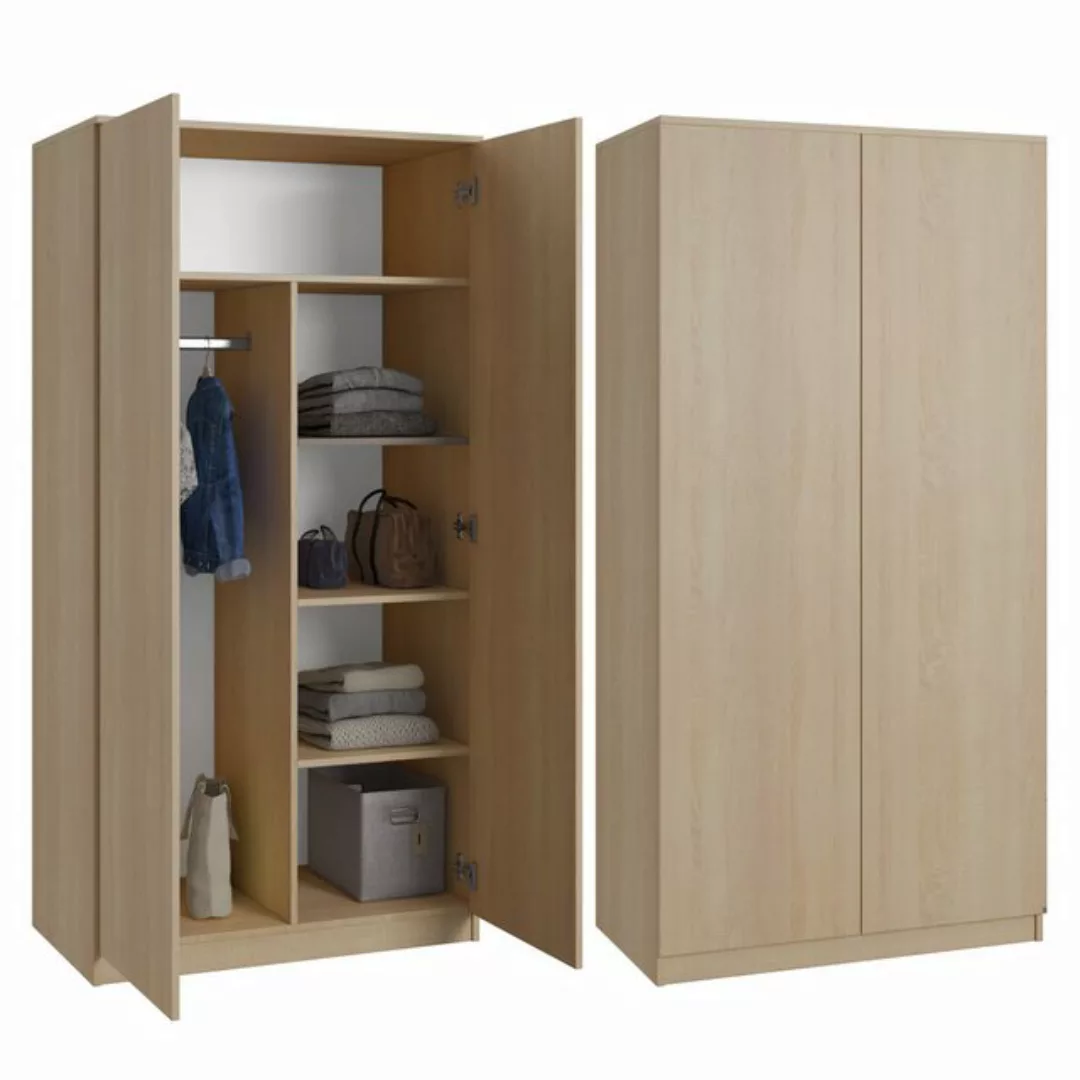 Beautysofa Kleiderschrank Classic Erhältlich mit oder ohne Schubladen, Farb günstig online kaufen