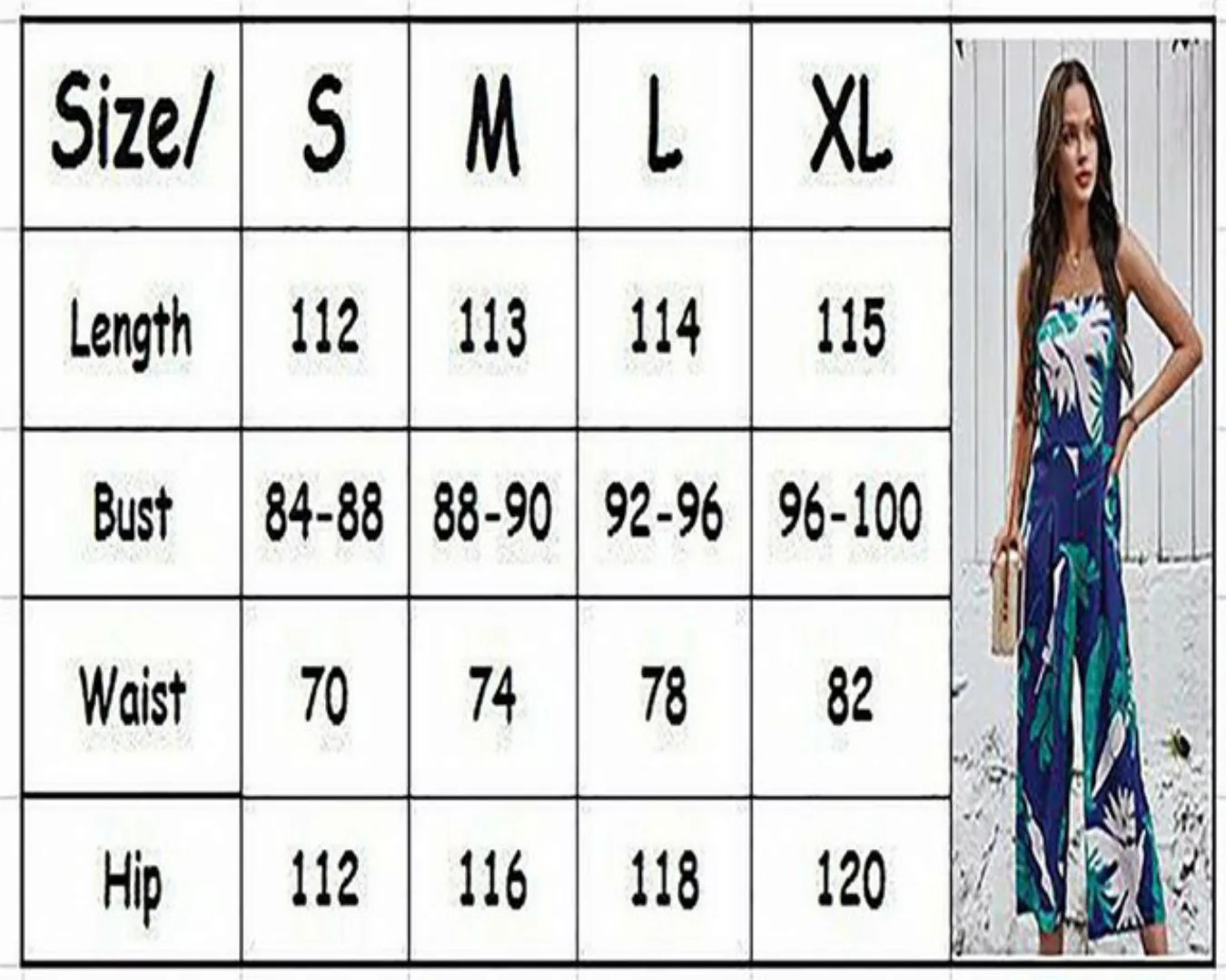 AFAZ New Trading UG Jumpsuit Wrap Digital Printed Jumpsuit Weite Hose Damen günstig online kaufen