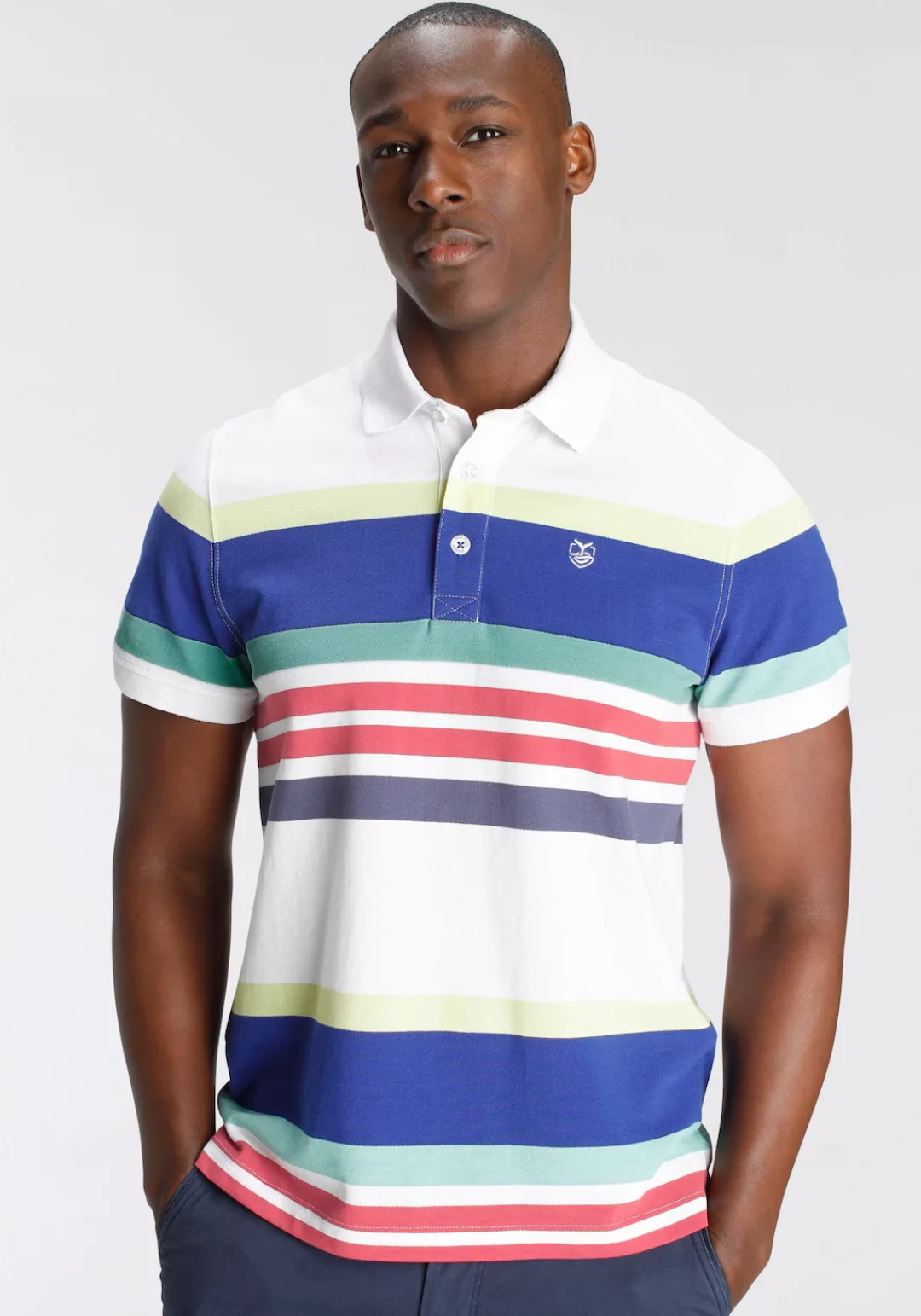 DELMAO Poloshirt, mit modischem Streifen - NEUE MARKE günstig online kaufen