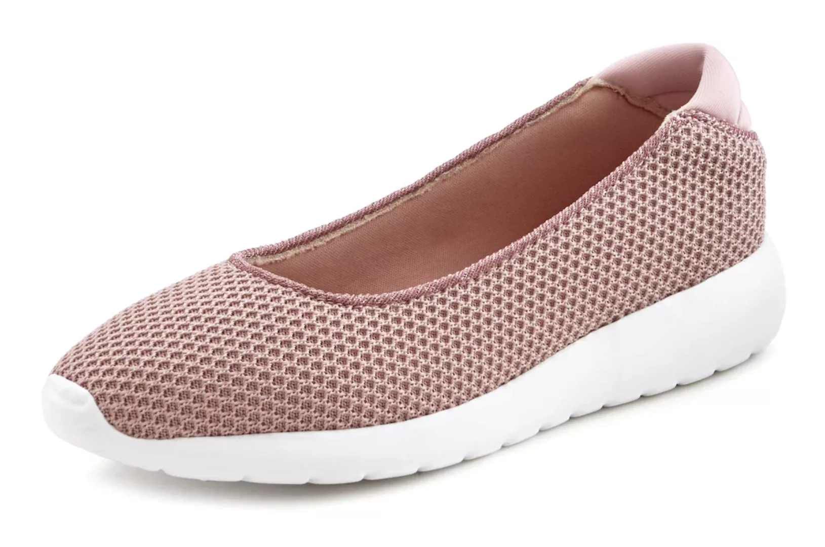 LASCANA Ballerina, Freizeitschuh, Slipper, Halbschuh, Sneaker Slip-In, leic günstig online kaufen