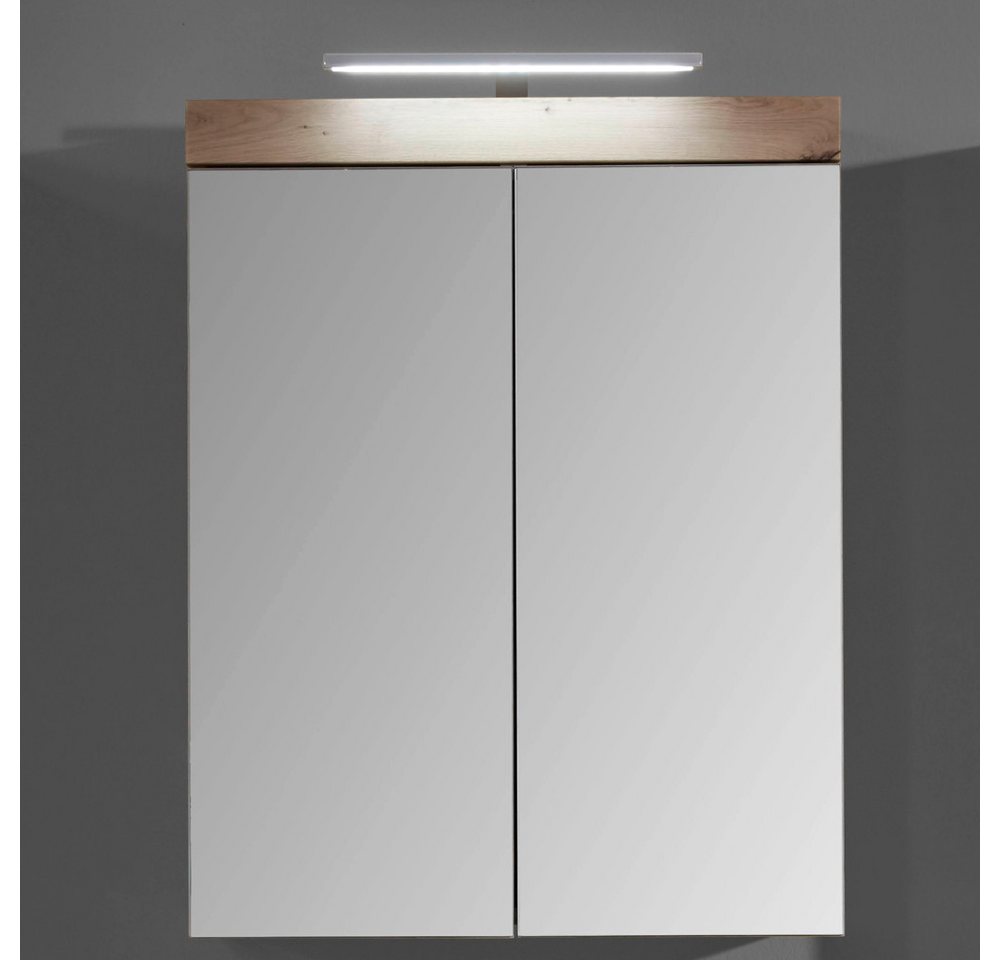 Lomadox Badezimmer Spiegelschrank inkl. Beleuchtung ALTENA-19 in Asteiche N günstig online kaufen