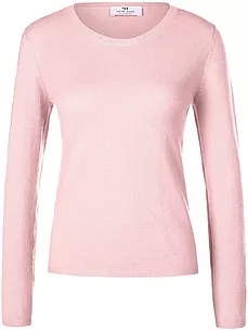 Rundhals-Pullover aus 100% Premium-Kaschmir Peter Hahn Cashmere rosé günstig online kaufen