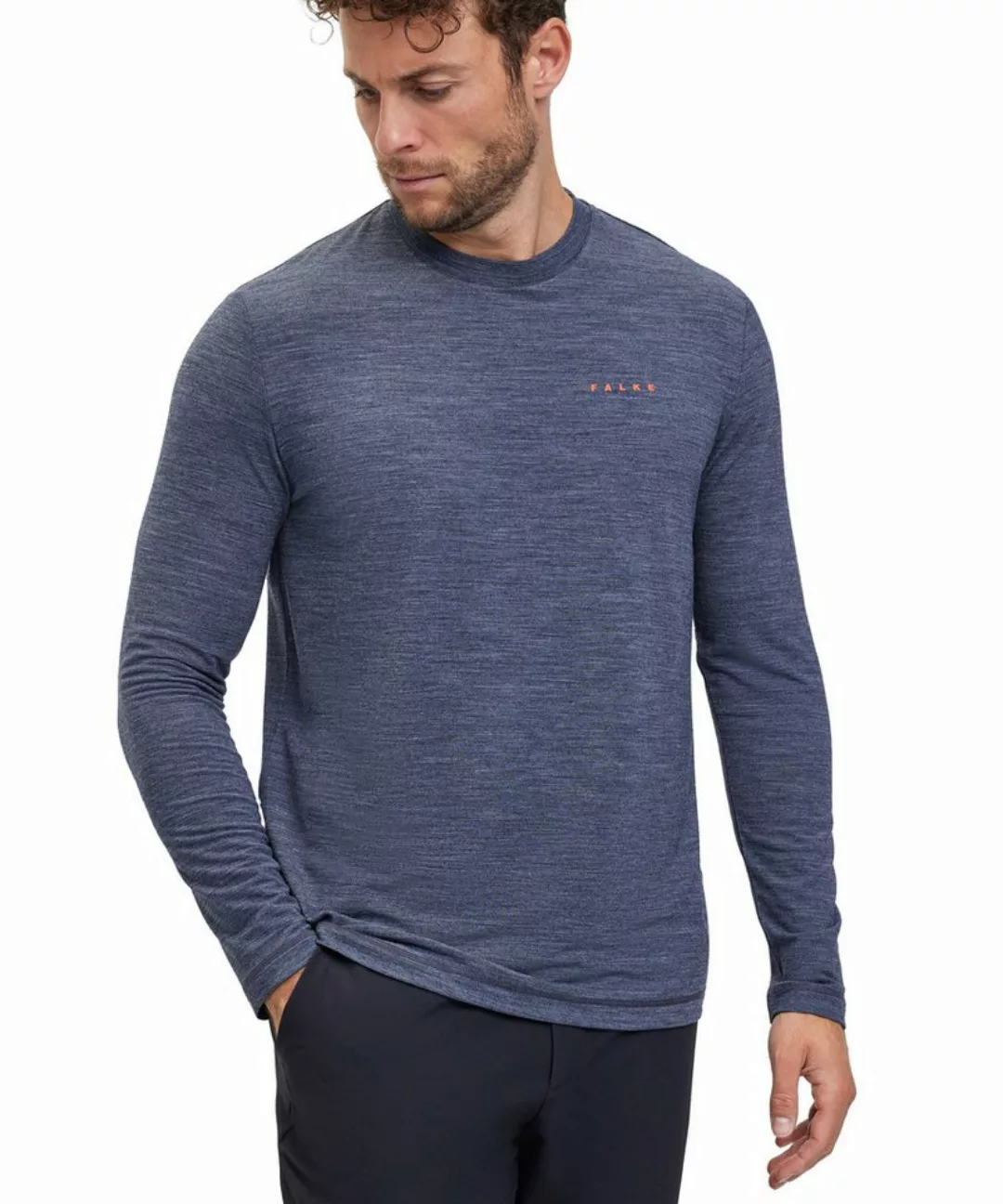 FALKE Langarmshirt aus thermoregulierender Merinowolle günstig online kaufen