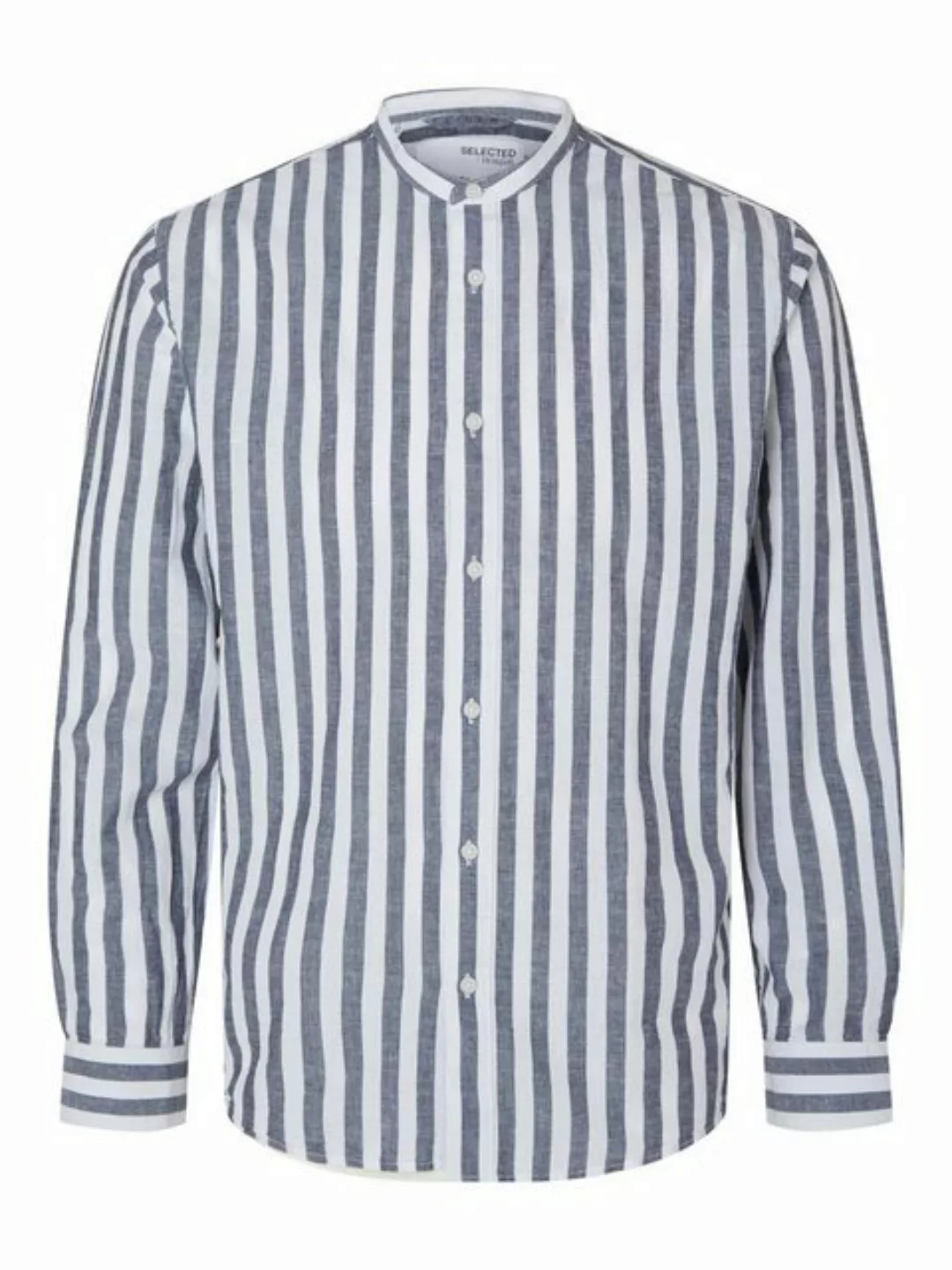 SELECTED HOMME Langarmhemd Herren Hemd SLHREGNEW-LINEN SHIRT Regular Fit (1 günstig online kaufen