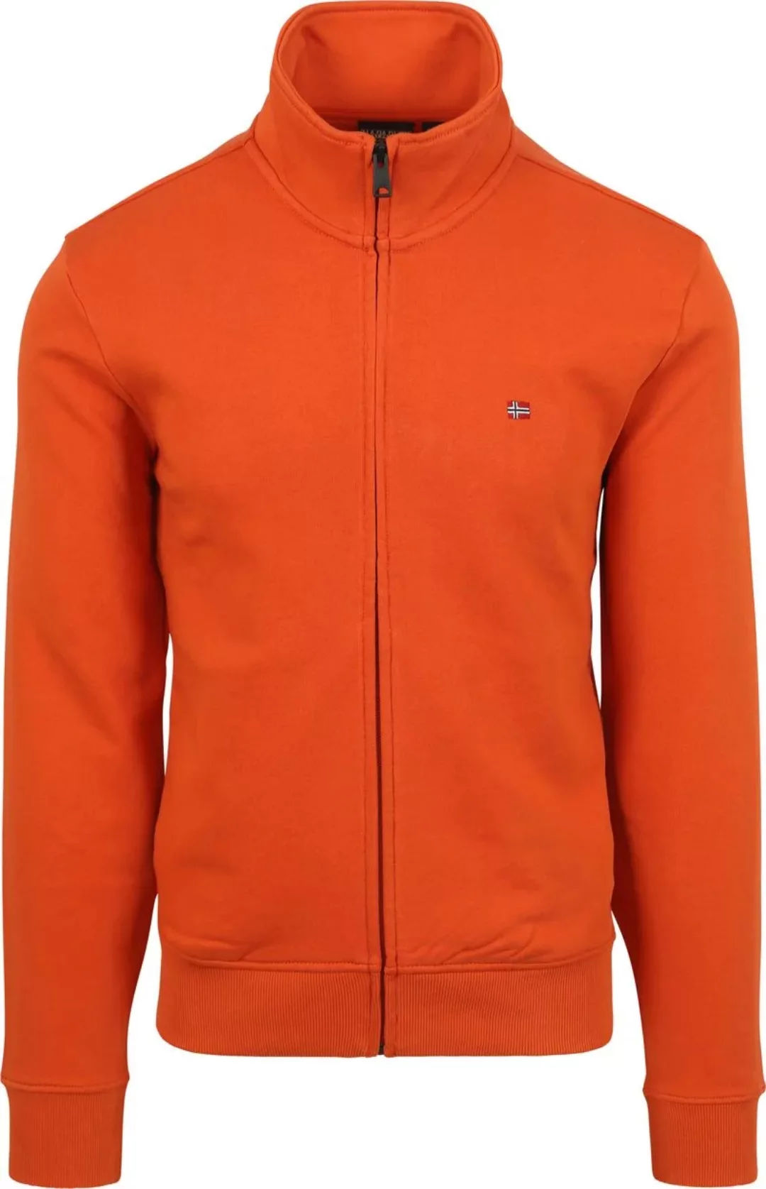 Napapijri Balis Sweaterjacke Orange - Größe XXL günstig online kaufen
