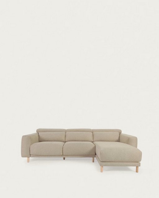 Natur24 Sofa 3-Sitzer Sofa mit Chaiselongue rechts Singa 296 x 180 x 98 cm günstig online kaufen