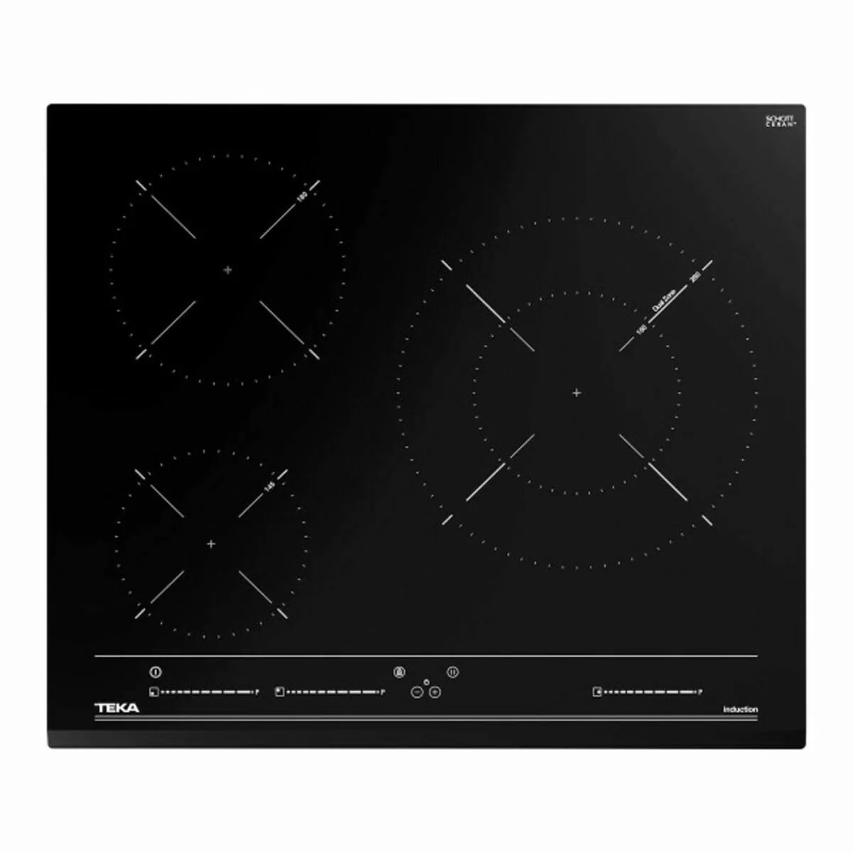 Induktionskochfeld Teka Izc63015bkmss 60 Cm (3 Kochbereiche) günstig online kaufen