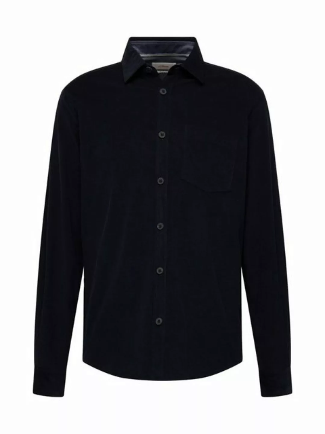 s.Oliver Langarmhemd Regular: Langarmhemd aus Baumwolle Tape günstig online kaufen