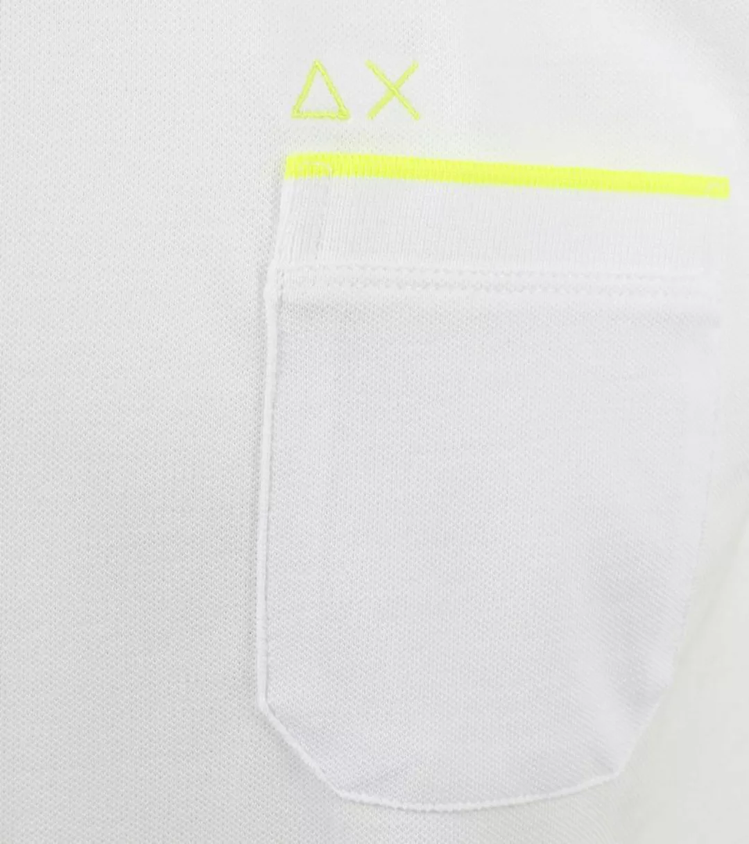 Sun68 T-Shirt Neon Stripe Weiß - Größe XL günstig online kaufen