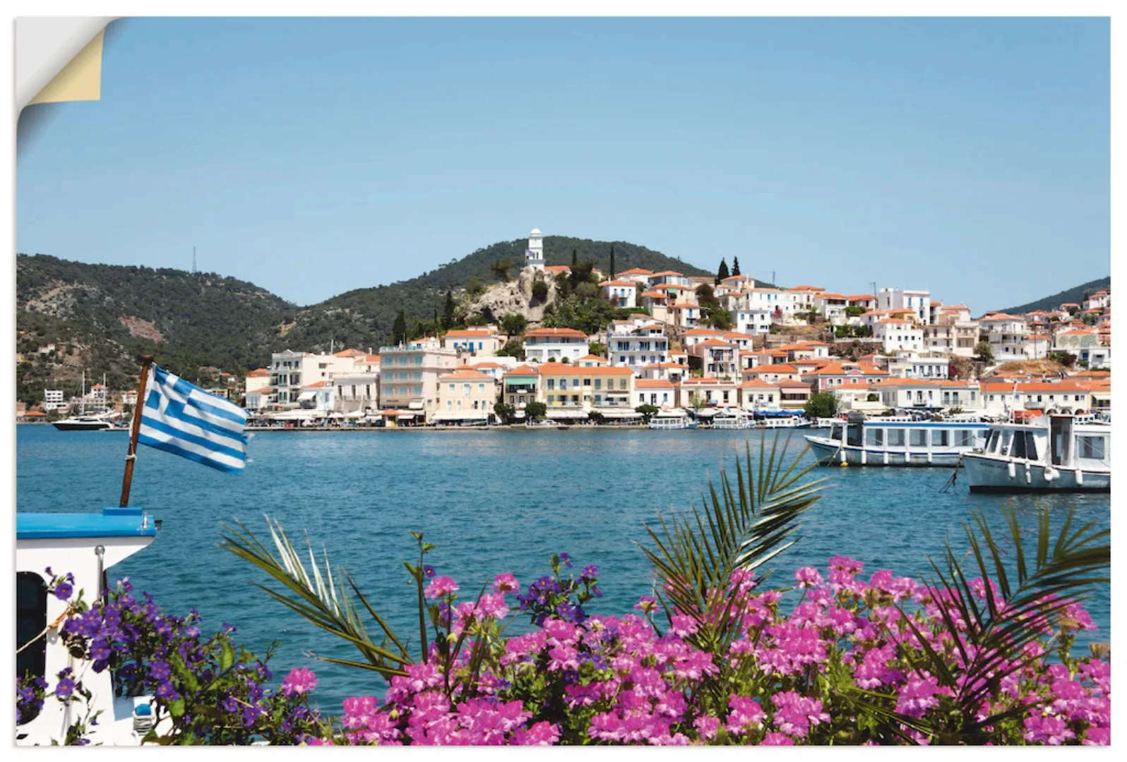 Artland Wandbild "Insel Poros", Griechenland, (1 St.) günstig online kaufen