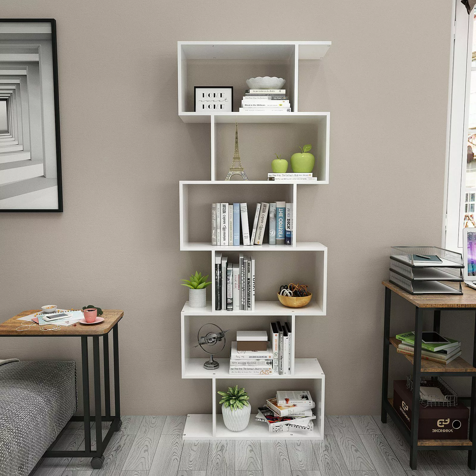 Mondeer Bücherregal Standregal, Würfelregal, 6 Fächer, günstig online kaufen