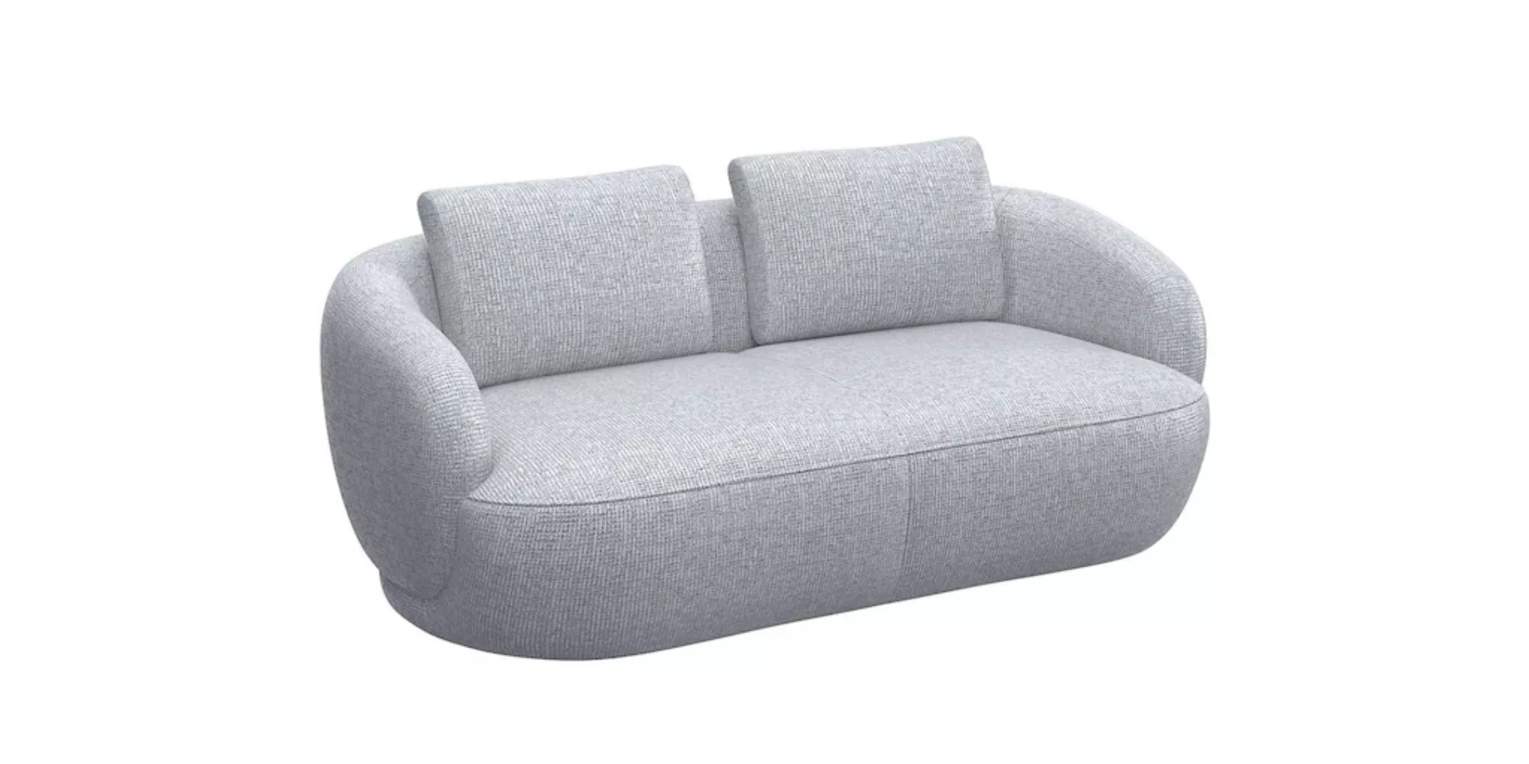 FLEXLUX 2,5-Sitzer "Torino, rund, Couch, Loveseat,", Modernes, organisches günstig online kaufen