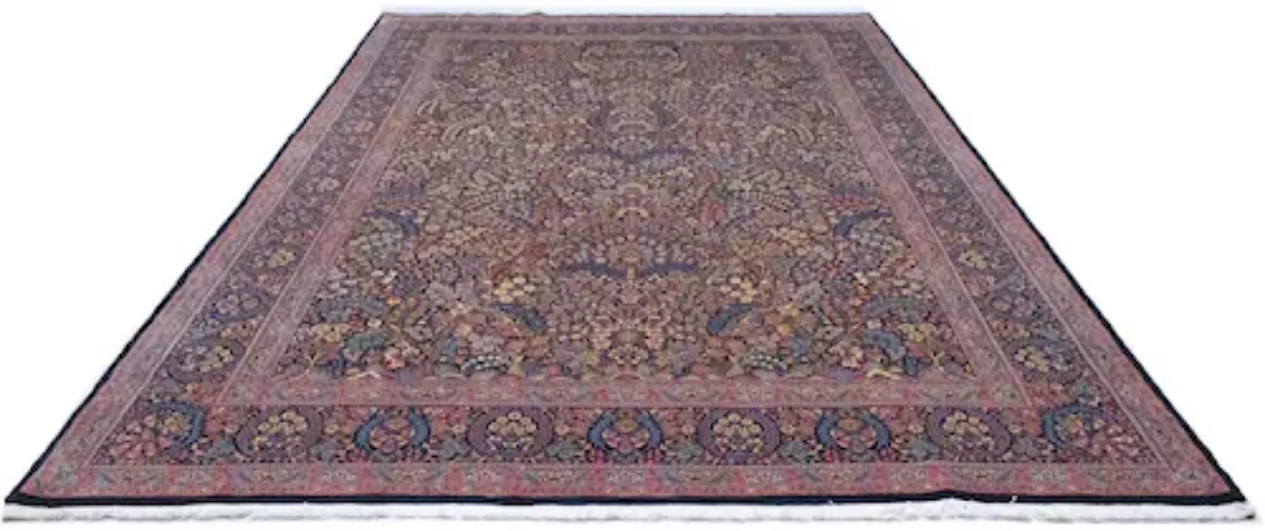 morgenland Teppich »Rafsanjan Teppich handgeknüpft dunkelblau«, rechteckig günstig online kaufen