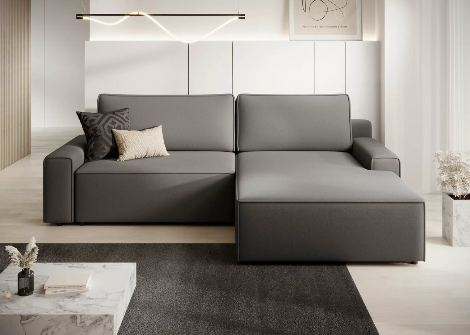 TRENDMANUFAKTUR Ecksofa Challenge, Schlafsofa mit Bettkasten, Couch in L-Fo günstig online kaufen