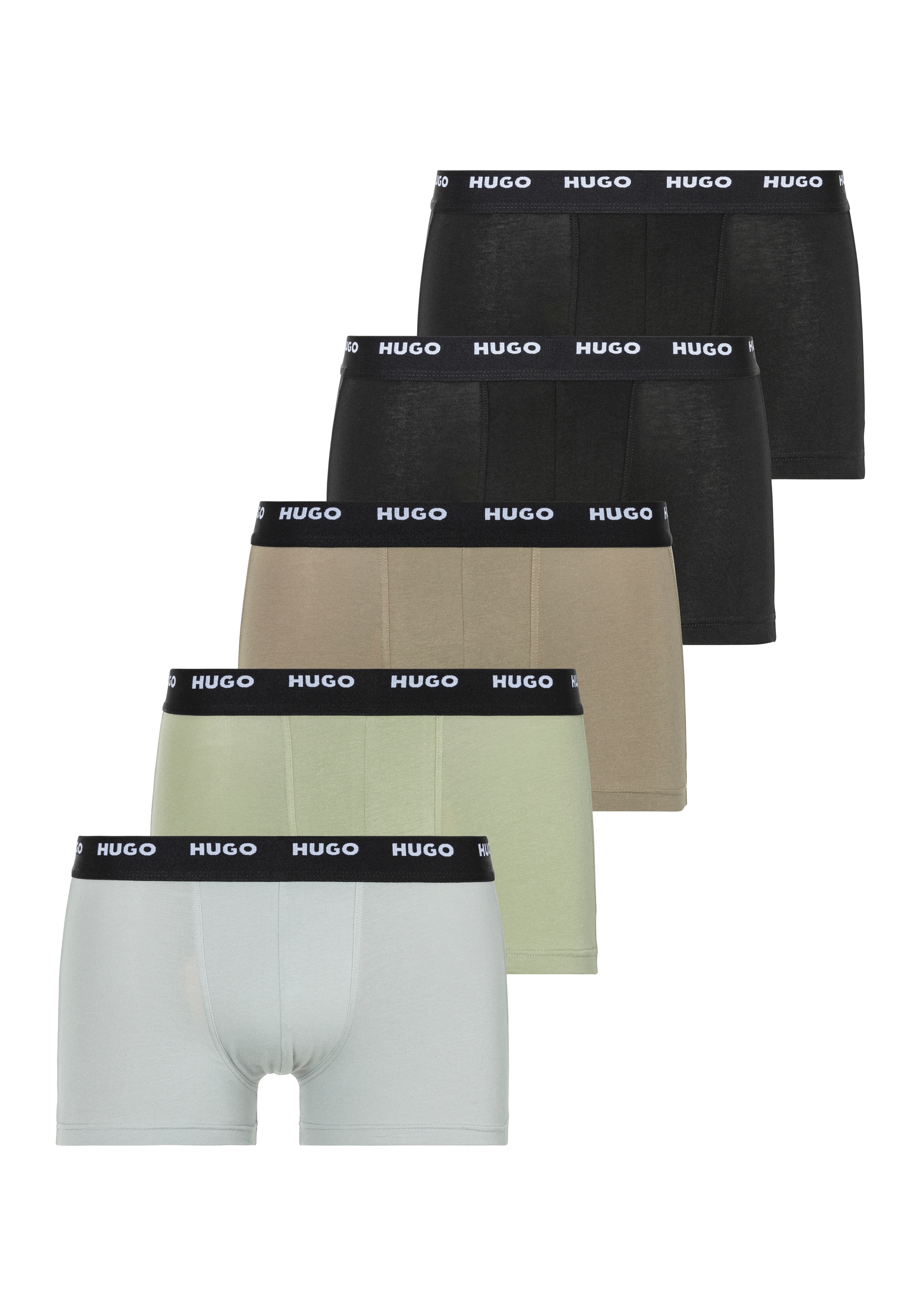 HUGO Underwear Trunk "FIVE PACK", (Packung, 5 St., 5er-Pack), mit HUGO Schr günstig online kaufen